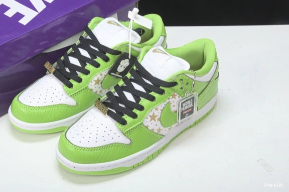 Nike Low Dunk DH3228-101 Stars SB Green Mean Supreme 1214